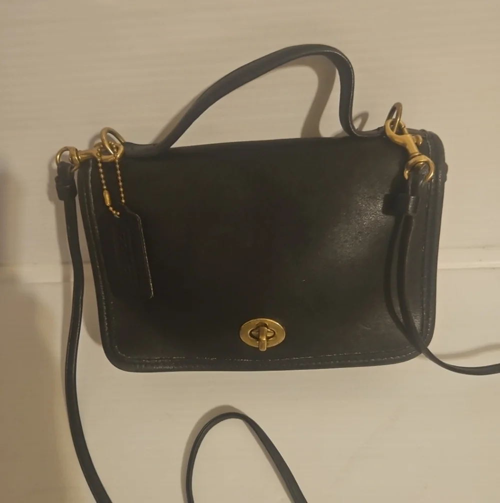 Vintage Coach Casino Bag 9924 Black